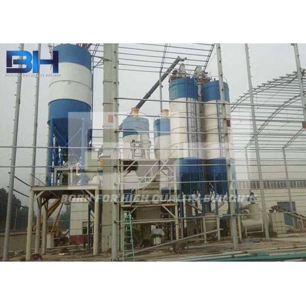 Quality Automatic Dry Mortar Production Line 80 - 100 T/H With Twin Shaft Paddle Mixer wholesale