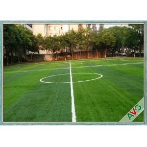 Abrasion Resistance Football Artificial Turf , Synthetic Grass For Soccer Fields