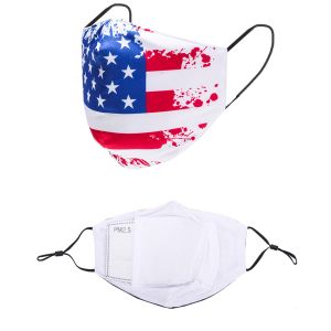 Customized printing cotton face mask with PM2.5 filter insert