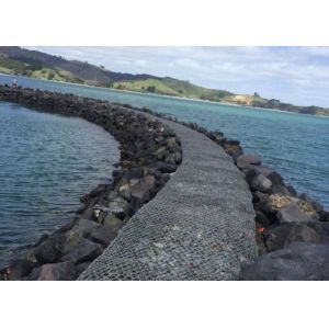 Galvanized Zinc 270g 3x1x0.3m 2.2mm Wire Mesh Galvanized Gabion Mesh