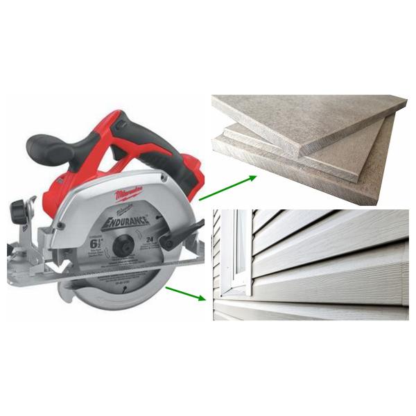190MM 6T Fibre Cement Circular Saw Blade Fast Cutting Speed Thin Kerf
