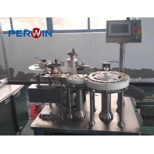 Test Tube Aseptic Filling Machine With Vertical Positioning Labeling Line