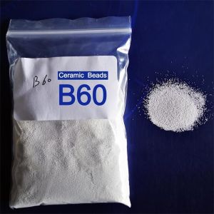 B60 Ceramic Bead Blasting Abrasive 0.150-0.300 For Alu Alloy Parts Sandblasting