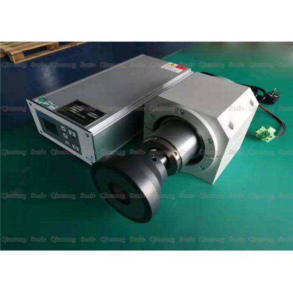 Seamless Fabric Ultrasonic Stitching Machine With Rotate Wheel Working