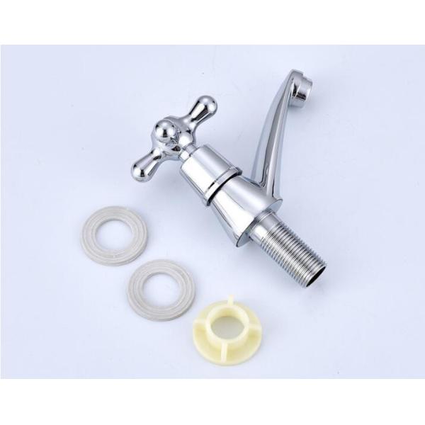 Zinc Stylish Bathroom Single Cold Water Basin Taps In Chrome