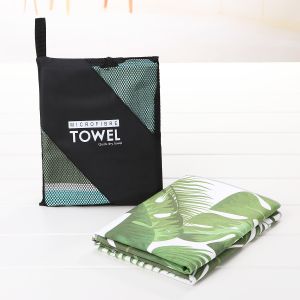 eco friendly microfiber suede beach towel