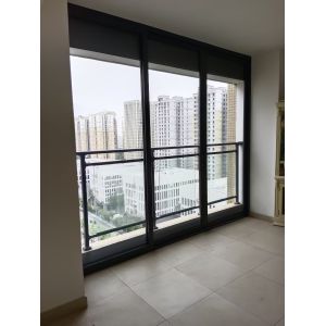 Powder Coated Rolling Screen Door With Fiberglass Mesh For Enhanced Security