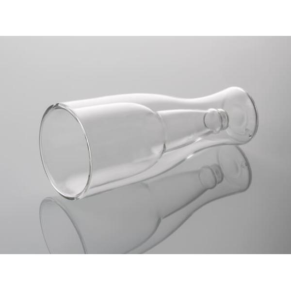 Custom Clear Upside Down Beer Glass 235ml Hand Blown 8 Oz Double Wall Cups