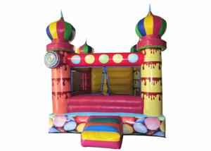 Cheap Small inflatable bouncer with net around / inflatable ball pool bouncer colourful inflatable mini balloon jumping house for sale