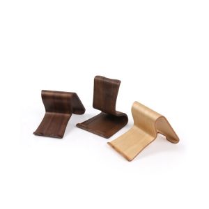 Wood Tablet Stand, Wooden iPad Holder, Desktop Stand Holder Dock for Kinder, E