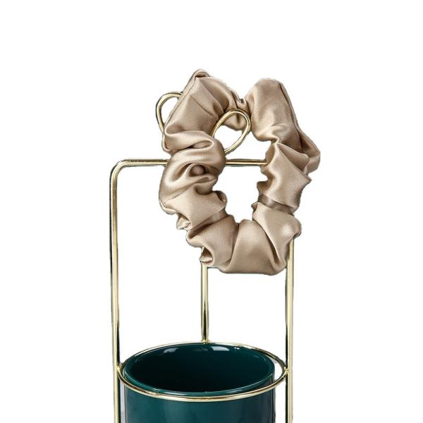 Quality SGS 100 Mulberry Silk Scrunchie , 1cm 0.03kg Thin Silk Headband wholesale