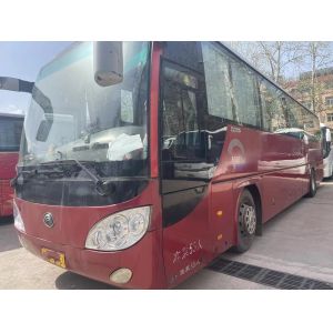 Used Bus And Coach EURO IV 55 Seats 12 Meters Long Yuchai Engine Air Conditioner