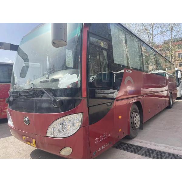 Used Bus And Coach EURO IV 55 Seats 12 Meters Long Yuchai Engine Air Conditioner