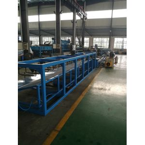 Manual / Hydraulic Decoiler Top Hat Roll Forming Machine , 70mm Solid Shaft