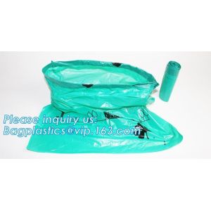 Biodegradable Eco-friendly cotton drawstring poly packaged bag for laundry used