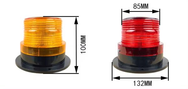 Quality ROADSAFE 2025 Solar Powered LED Strobe Beacon Light for Road Work Safety with High Brightness and Waterproof Design wholesale
