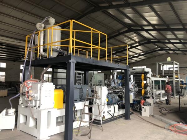 Quality High Speed PS Pet PP Sheet Extrusion Line , Plastic Sheet Making Machine wholesale