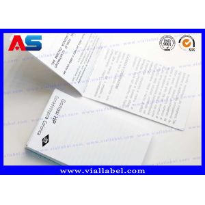 Peptide Description Custom Pamphlet Printing , Foldable Pamphlets Templates