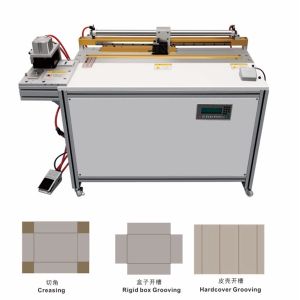 Automatic Die Cutting And V Slots Grooving Machine Set Mold Cut Groove