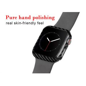 Glossy Shockproof Aramid Fiber Watch Case For Apple Watch Series 4 5