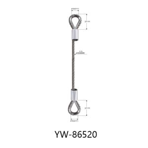 Galvanized Wire Rope Lifting Slings For Hanging Light To Prevent Fall YW86517