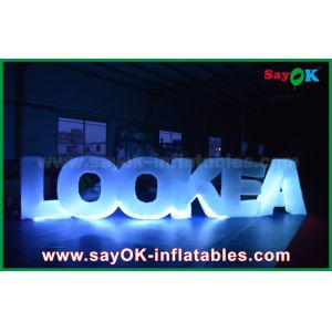Giant Inflatable Led Letter Lookea Lighting Outdoor Inflatable Decorations For