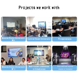 3576 Chip Smooth Writing Edu Touch Interactive Flat Panel 4K Digital Whiteboard