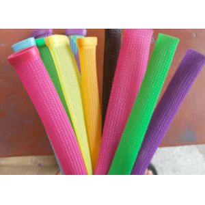 Custom Size Expandable Braided Cable Sleeving For Automobile Wires Harness Protection