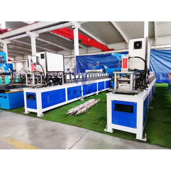 Durable Roll Shutter Door Machine With 16mm Wall Plate PLC Control System