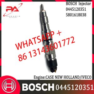 Original Diesel Common Rail Injector 0445120351 5801618038 for CASE NEW HOLLAND/