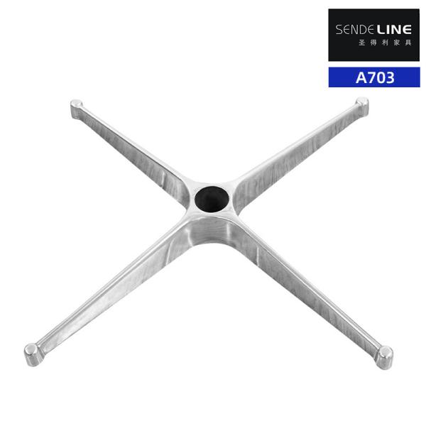 Quality Modern Office Chair Metal Base Replacement Durable Swivel Aluminium Chair Base wholesale