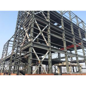 High-Tech Steel Structure Building Specialized In Bolt / Screw Connection