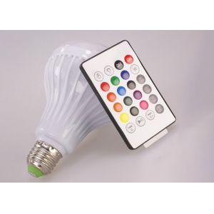 RGBW E27 Adapter Bluetooth Speaker Bulb Remote Control SMD5730