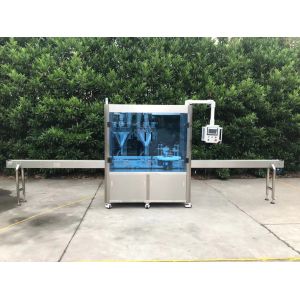 220V 3kw Monoblock Filling And Capping Machine For Pepper Powder