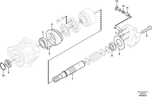 EC700B volvo part scheme