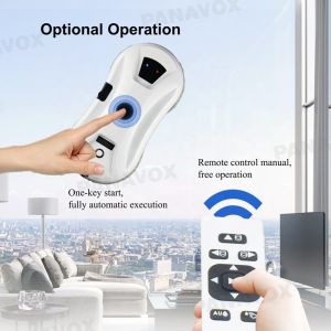 5 mins/m2 Cleaning Speed Electric Window Cleaning Robot with 500mAh Battery