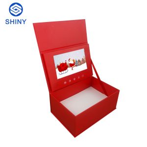 Custom Luxury Gift Lcd Screen Video Brochure Box Paper Boxes