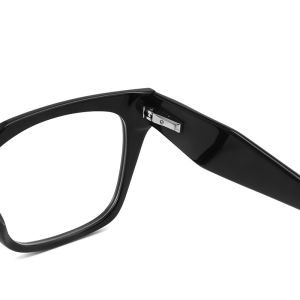 Customize Logo Oversized Frame Glasses Square Spectacle Optical