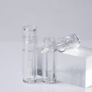 lip gloss container transparent solid empty lip gloss container cylinder lip gloss tubes wholesale