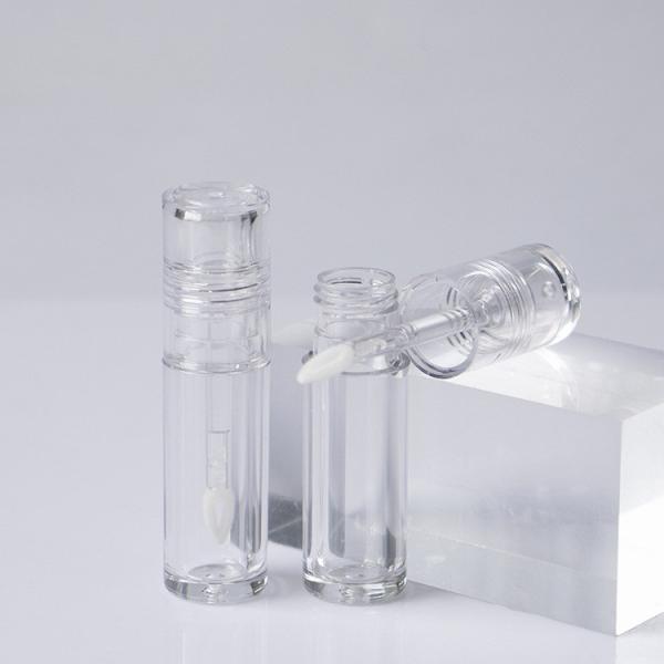 Quality lip gloss container transparent solid empty lip gloss container cylinder lip gloss tubes wholesale wholesale