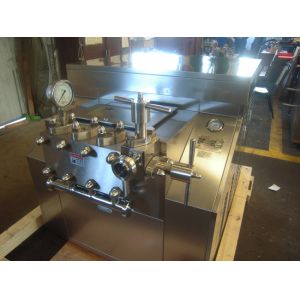 Blending Tank 5000L/H Milk Dairy Homogenizer Two Stage