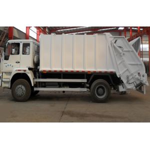 10CBM Compressed Garbage Collection Truck , LHD 4X2 Refuse Collection Vehicle