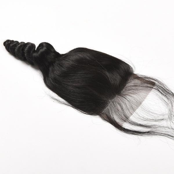 Quality Unprocessed 4x4 Lace Closure No Tangling Straight Lace Top Closure wholesale