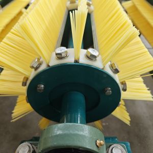 Motorize Brush Belt Cleaner for Mechanical Joint Coveyor Belt