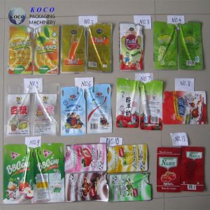 KOCO 2000BPH pneumatic juice beverage bag filling and sealing machine