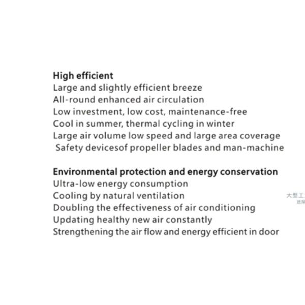 Big Size High Volume Ceiling Fans AWF73 Energy Saving Ceiling Fans For Warehouses