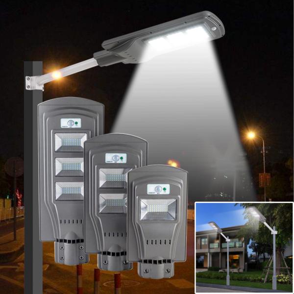 ABS Case All In One LED Solar Street Light With Lithium Iron Phosphate Battery