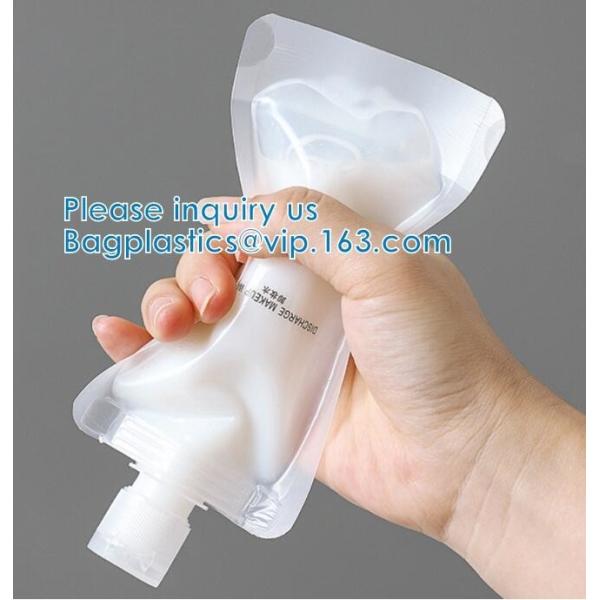 Clamshell Storage, Stand Up Spout Pouch, Hand Sanitizer, Lotion Shampoo, Makeup