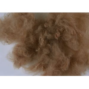 Dope Dyed Coffee Color Polyester Staple Fiber 1.5D*38MM Recycled