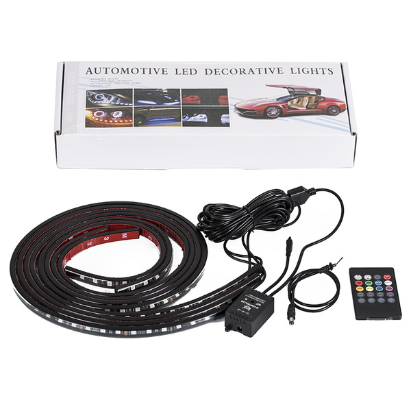 4pcs LED Underbody Lights For Cars